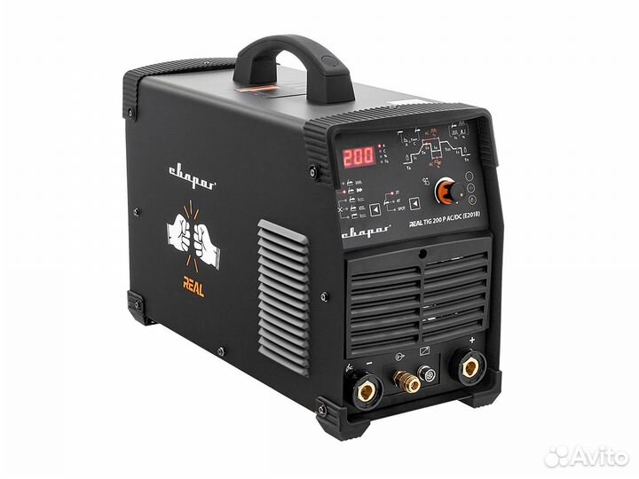 Сварочный инвертор TIG real TIG 200 P AC/DC black