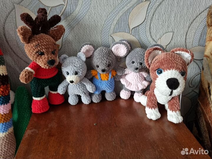 Вязаные игрушки ручной работы
