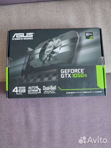 Видеокарта asus geforce GTX 1050ti 4gb