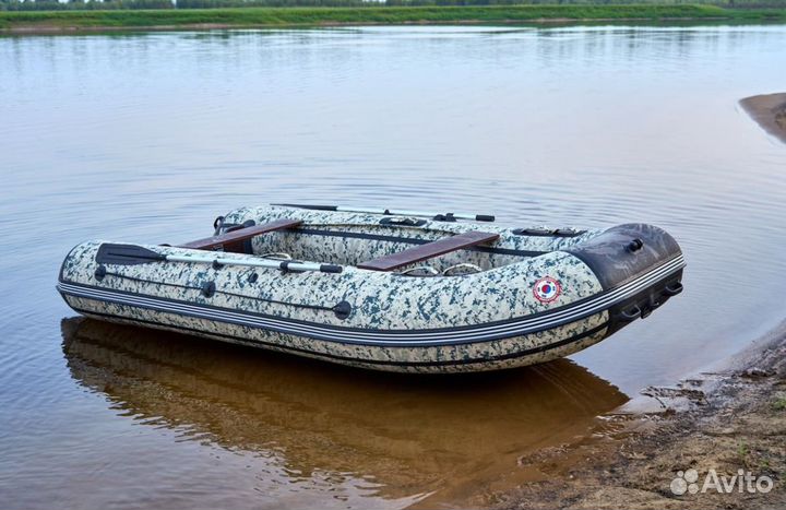 Лодка моторная mishimo lite 400 камуфляж