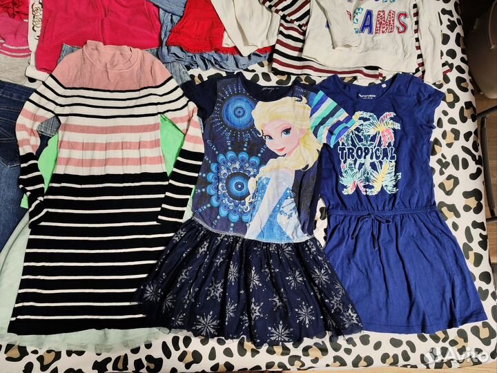 Вещи пакетом на девочку 140 146 152