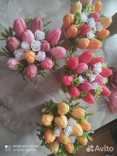 Ромашки из мыла