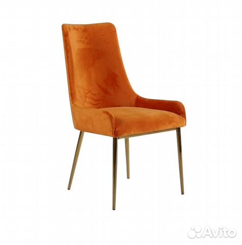 Дизайнерский стул с кожаной обивкой