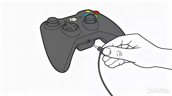 Оригинальная гарнитура игровой консоли Xbox 360