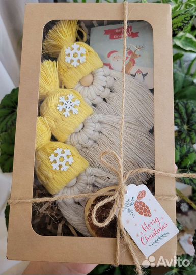 Гном макраме