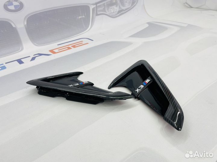 Жабры BMW X3 G01 G02 карбон