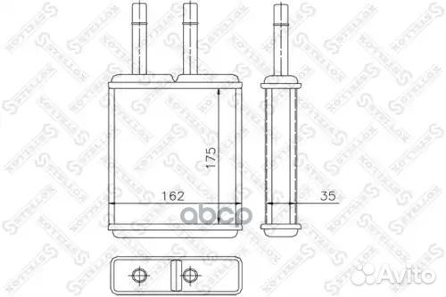 Радиатор печки Mazda 626 1.8-2.0i/2.2 12V/2.5 24V