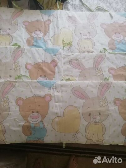 Бортики в кроватку и клеёнка