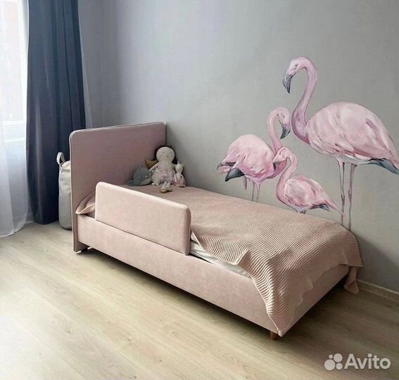Кровать мягкая детская подростковая (магазин)