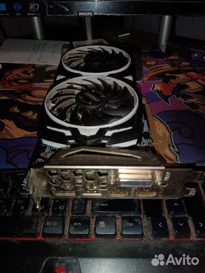 Видеокарта rx580 8gb msi