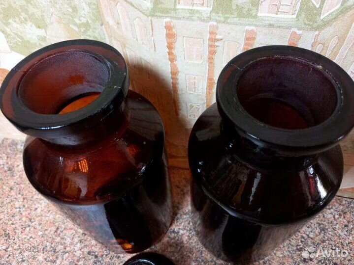 Бутыль/банка/склянка с притертой пробкой СССР