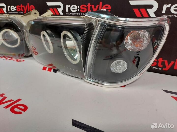 Фары Nissan Terrano R50 LED Темные N1905