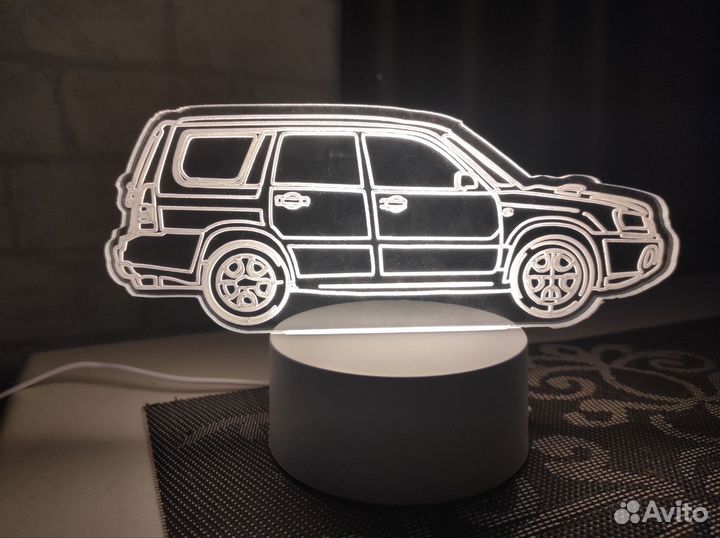 3d ночник из акрила