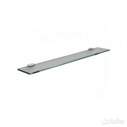 Полка стеклянная настенная 110*10*0,5см