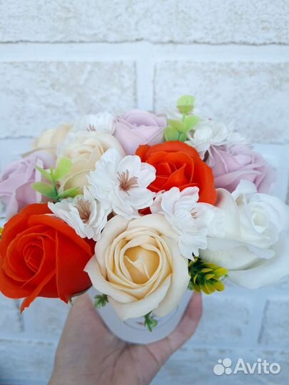 Букет цветов из мыла