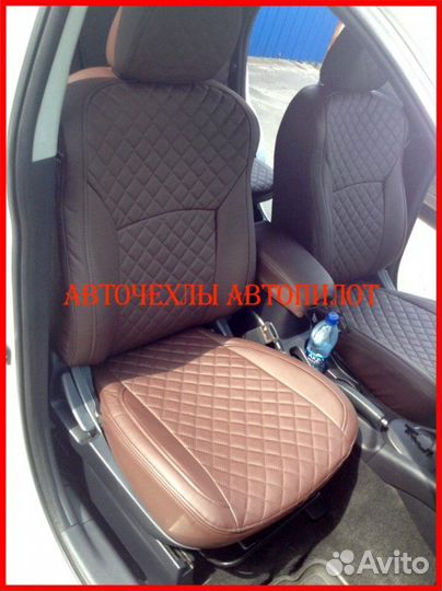 Чехлы Автопилот Mitsubishi Outlander XL из экокожи