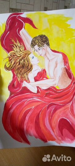 Картина акрилом