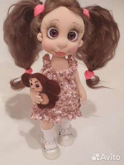 Текстильная интерьерная кукла авторская