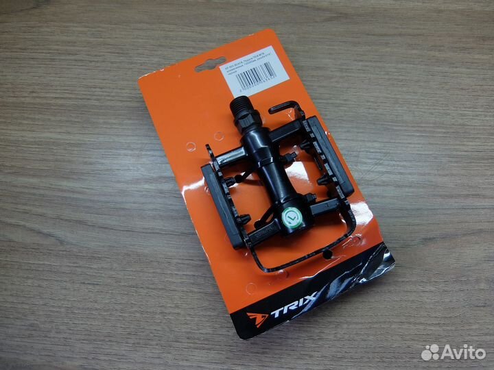 Педали trix алюминий, черный