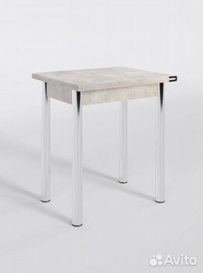 Стол раскладной (70-120/60) Виста, камень темный