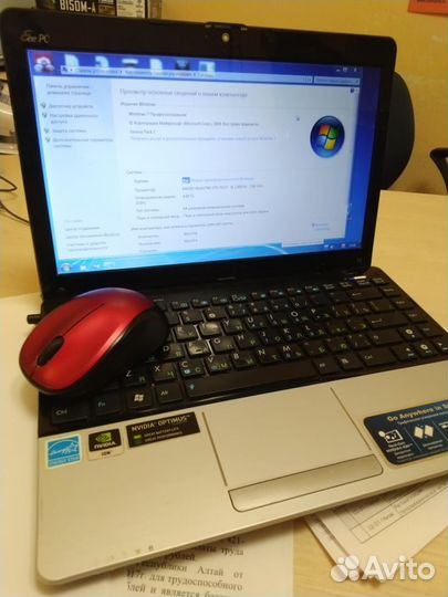 Ноутбук Asus Eee pc 1215N