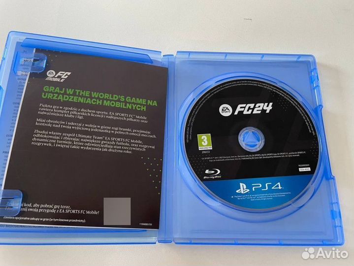 Игра Fc 24 на Sony PS4