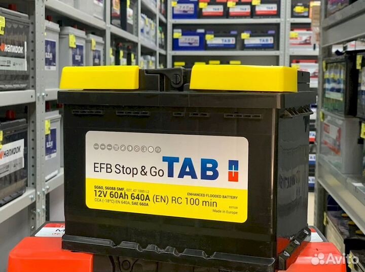 Аккумулятор новый TAB EFB 60Ач