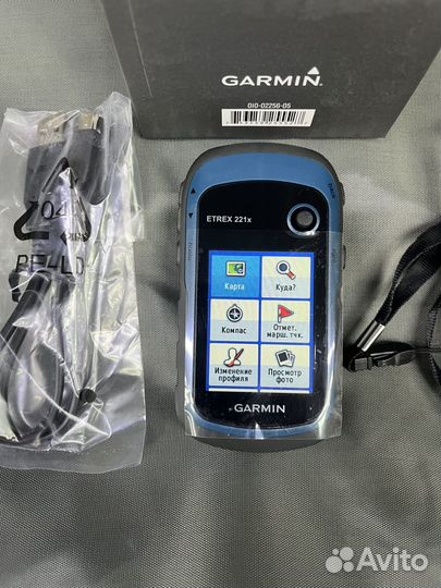Навигатор garmin etrex 221Х, новый, с картами