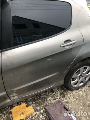 Peugeot 308 Пежо 308 дверь задняя левая
