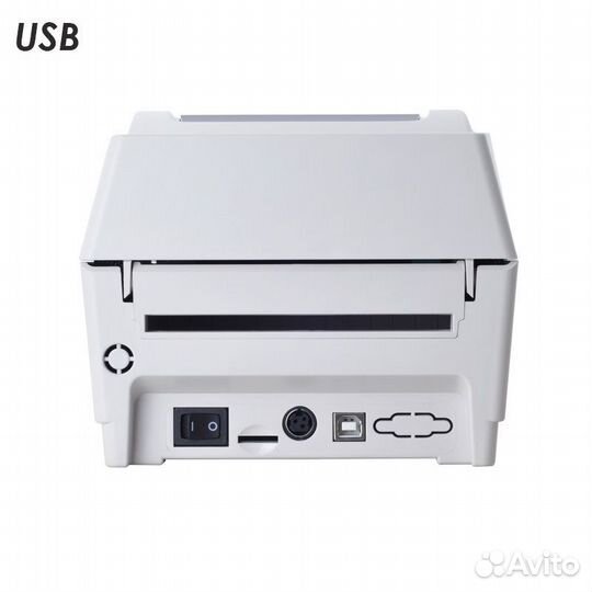 Термопринтер белый этикеток Xprinter XP-460B