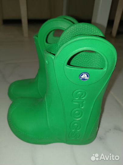 Детские резиновые сапоги crocs