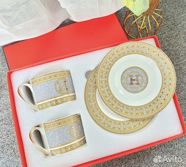 Чайная пара Hermes / Чайный набор hermes
