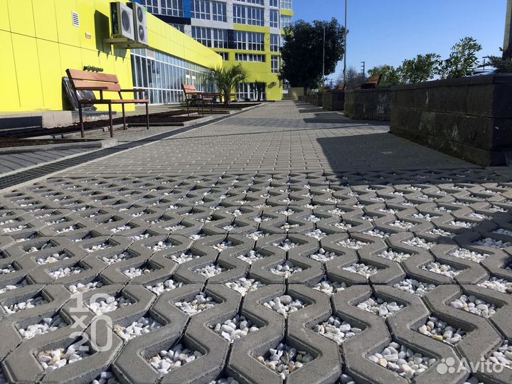 Тротуарная плитка, брусчатка, бордюры