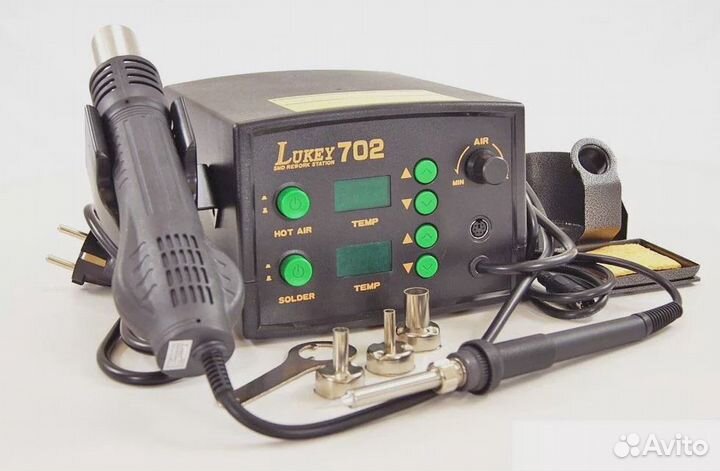 Новая Паяльная станция Lukey 702 + видеокурсы