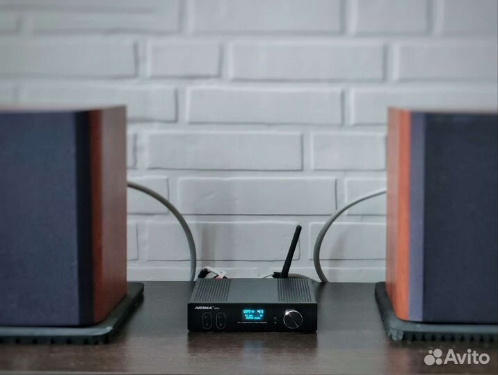 Мини hi-fi 2.1 канальный усилитель класс D