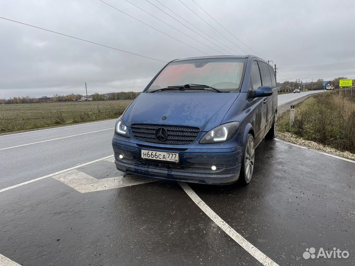 Передняя юбка wald на mersedes w639