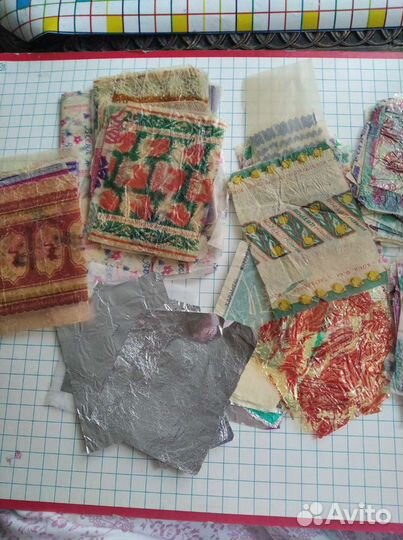 Фантики конфетные,Этикетки газ.воды СССР Св