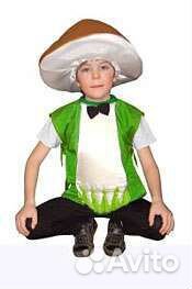 Костюм гриба напрокат
