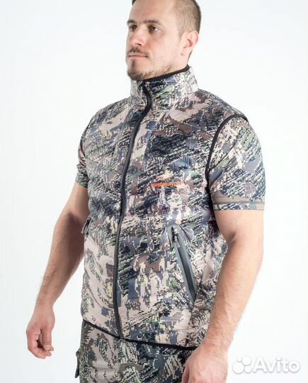Жилет King Hunter warm light Camo Gray