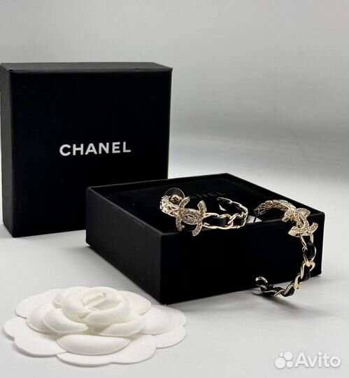 Серьги chanel