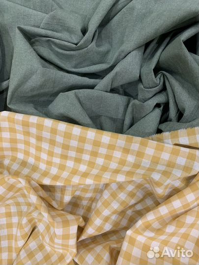 Вареный хлопок, ткань на отрез