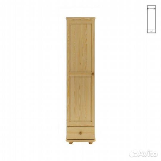Шкаф из массива дерева для одежды Пино 102 Л