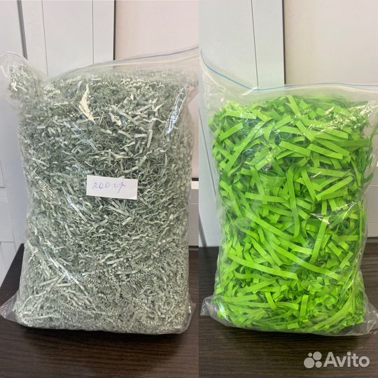 Бумажный наполнитель для коробок