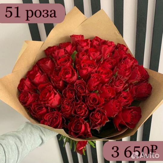 Орел розы с доставкой 51 шт 1650