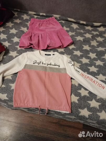 Детские вещи на девочку пакетом 122-128
