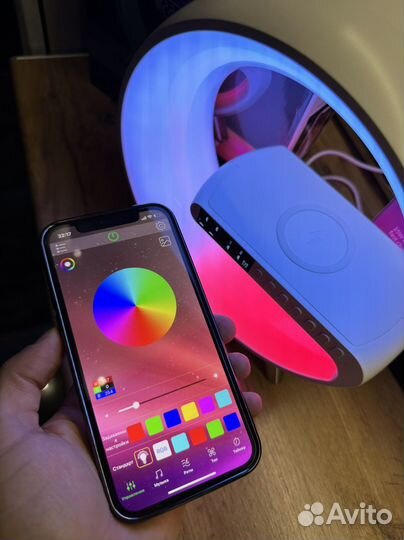 Умный ночник Bluetooh Колонка Зарядка