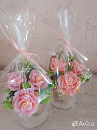 Букет из мыла ручной работы