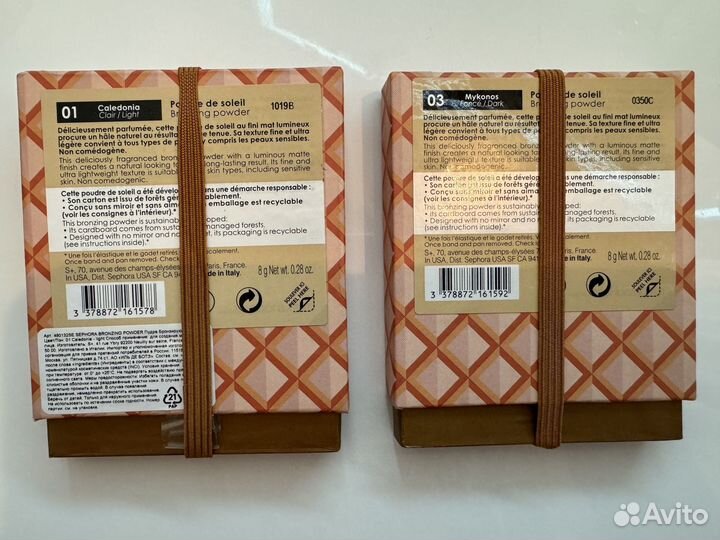 Sephora бронзовый контуринг оригинал новый