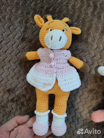 Вязаные игрушки ручной работы