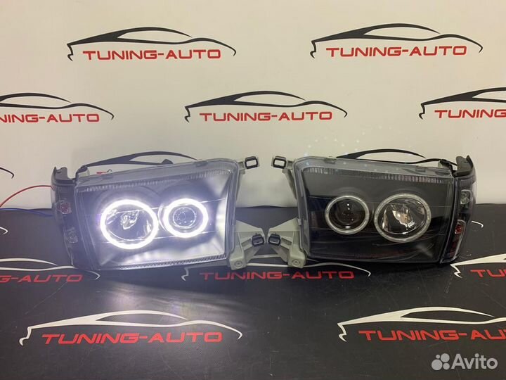 Фары Toyota Hilux Surf (N180) 1995-2002 г. Тюнинг Темные